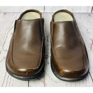 Merrell Quest Slide Mules Clogs Loafers Shoes Womens Size 8 Brown Leather